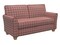 Brick Tartan - Red & Burgundy Plaid Upholstery Fabric 54 Inches"